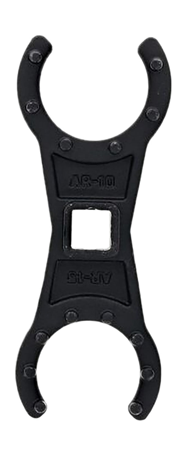 Wheeler Mil-Spec Barrel Nut Gunsmithing Crowfoot Wrench, Black