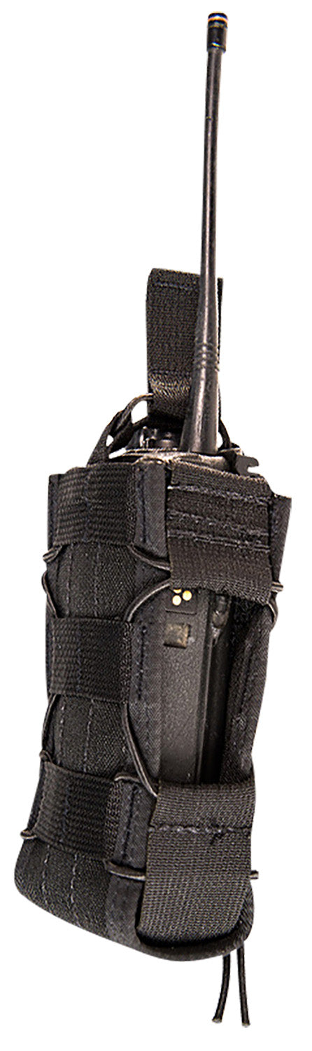 High Speed Gear TACO MAC Comm Holder Black Nylon Bungee MOLLE Mount 11MAC0BK