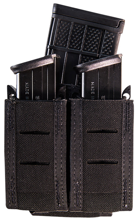 High Speed Gear TACO Double Pistol Duty Mag Pouch Black Nylon MOLLE Mount 41PT02BK