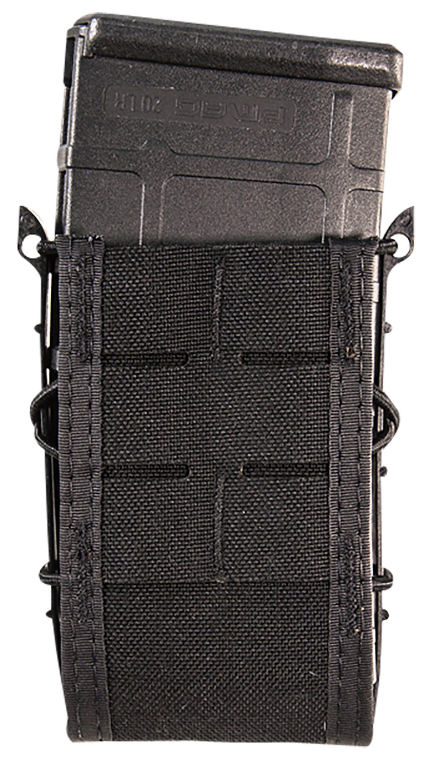 High Speed Gear 41TA00BK Single Duty Rifle TACO Magazine Pouch Black Nylon MOLLE & 2" Belt