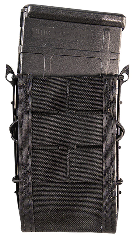 High Speed Gear 41TA00BK Single Duty Rifle TACO Magazine Pouch Black Nylon MOLLE & 2" Belt