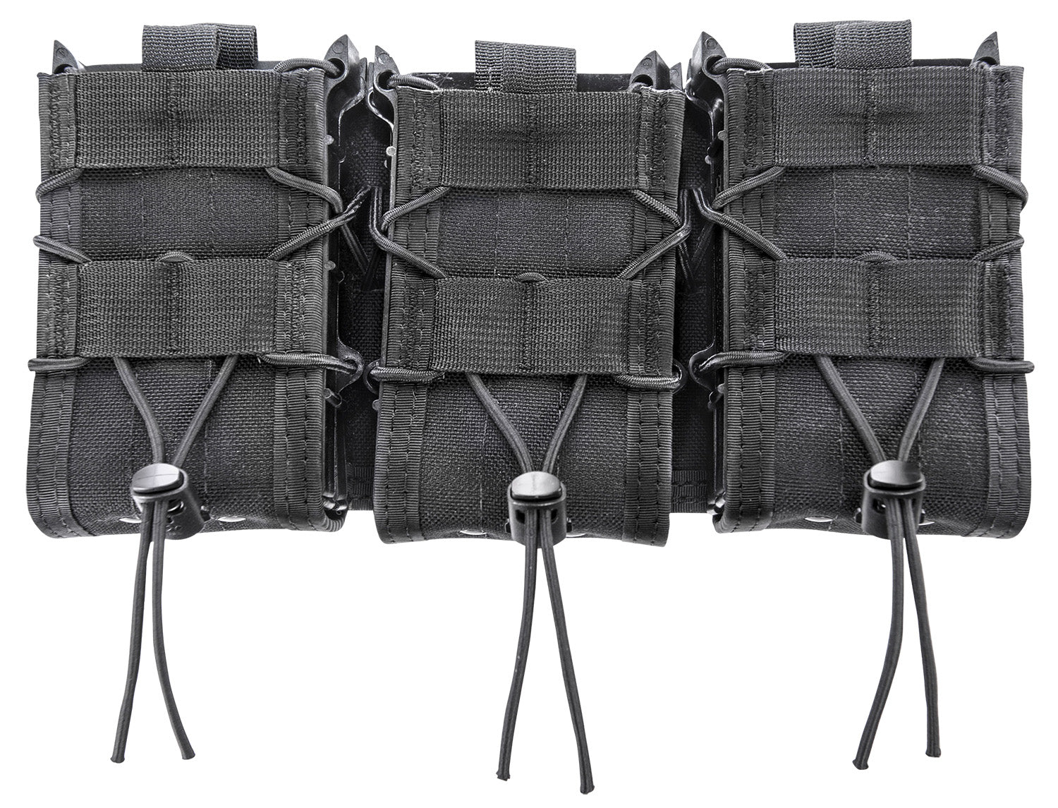 High Speed Gear 45DD00BK Triple Double Decker TACO Shingle Black Nylon Fits MOLLE Platforms
