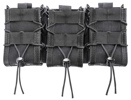 High Speed Gear 45DD00BK Triple Double Decker TACO Shingle Black Nylon Fits MOLLE Platforms
