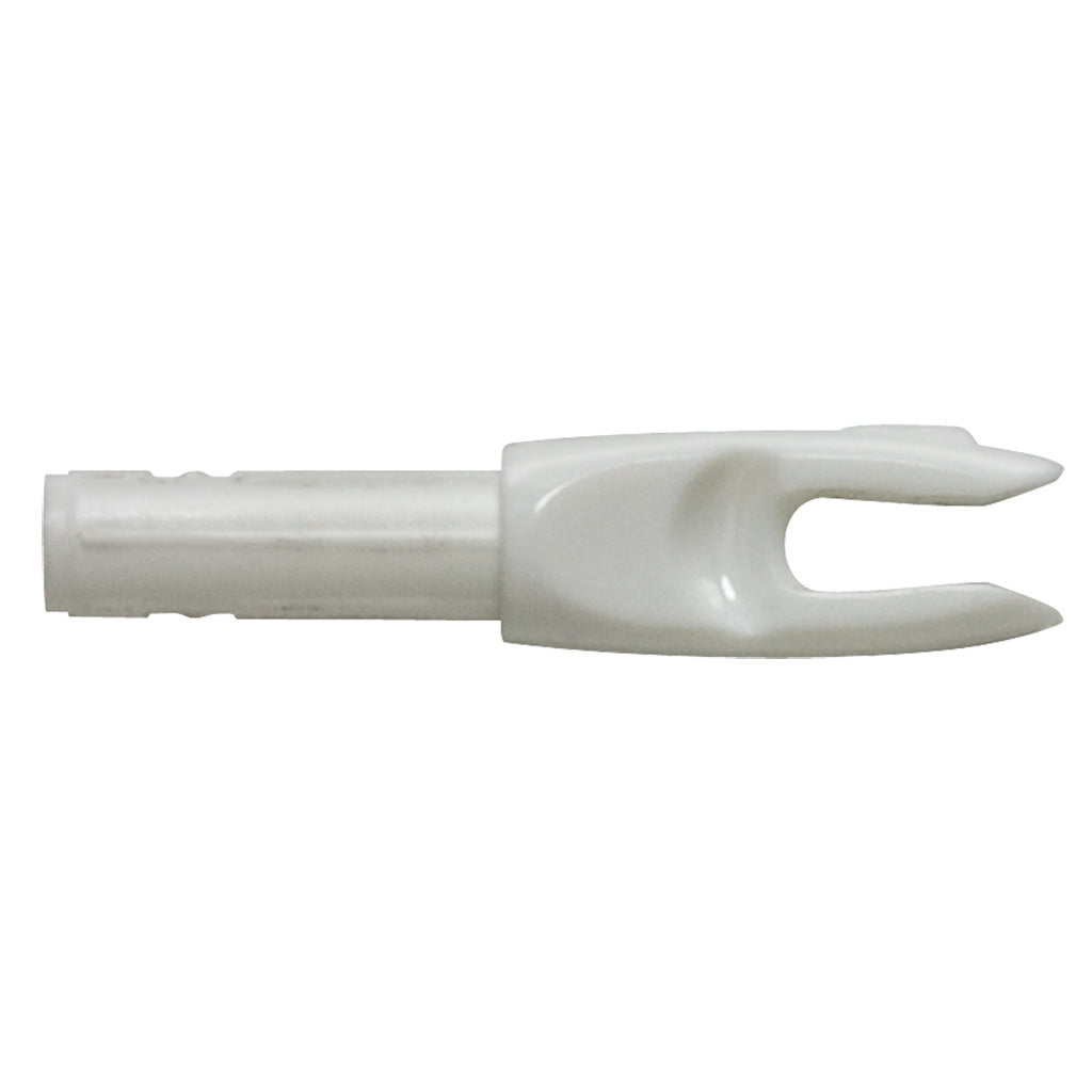 Easton 4mm G-Nock Large Groove White, 12 pk.