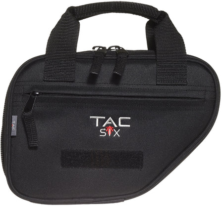 Tac Six Battalion Handgun Case 10" Neoprene Black with Accessory Pocket