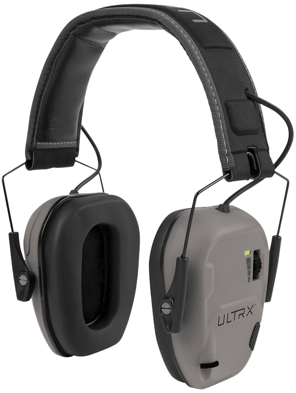 Allen 4143 Bionic Electronic Earmuff Cement Gray 22 dB NRR