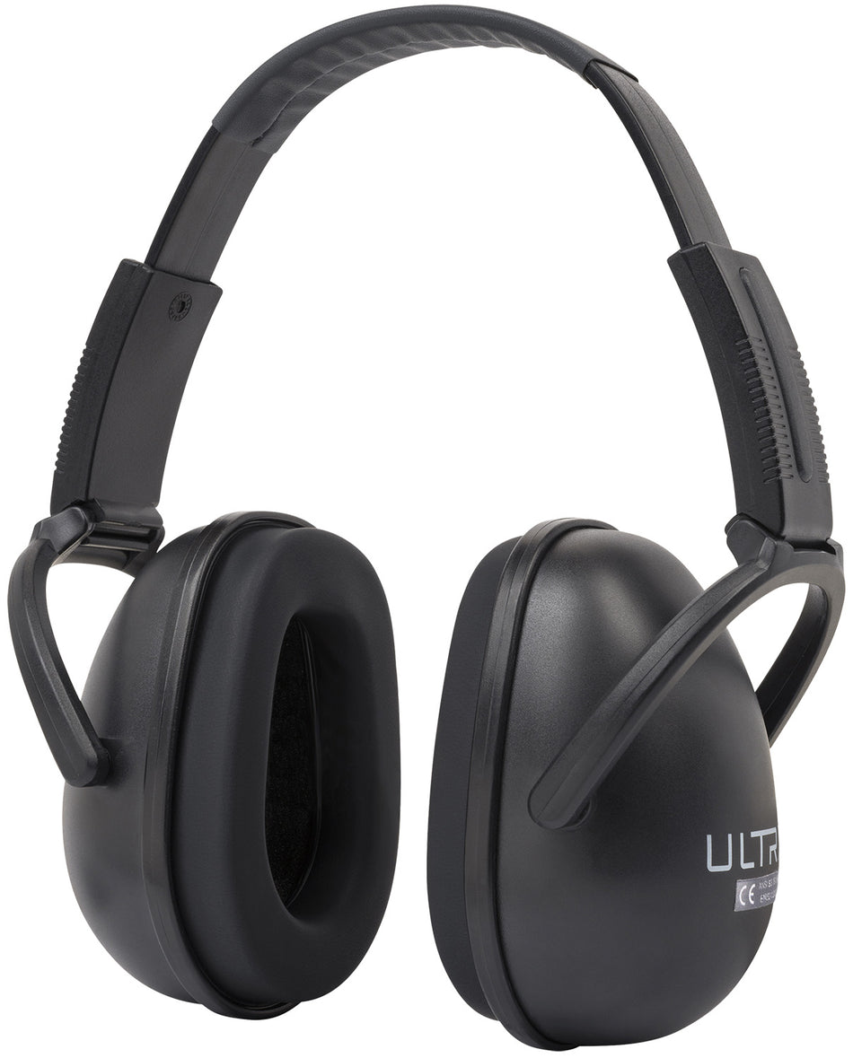 Allen 4127 Ultrax Sound Blocker Foldable Earmuff Black 23 dB NRR