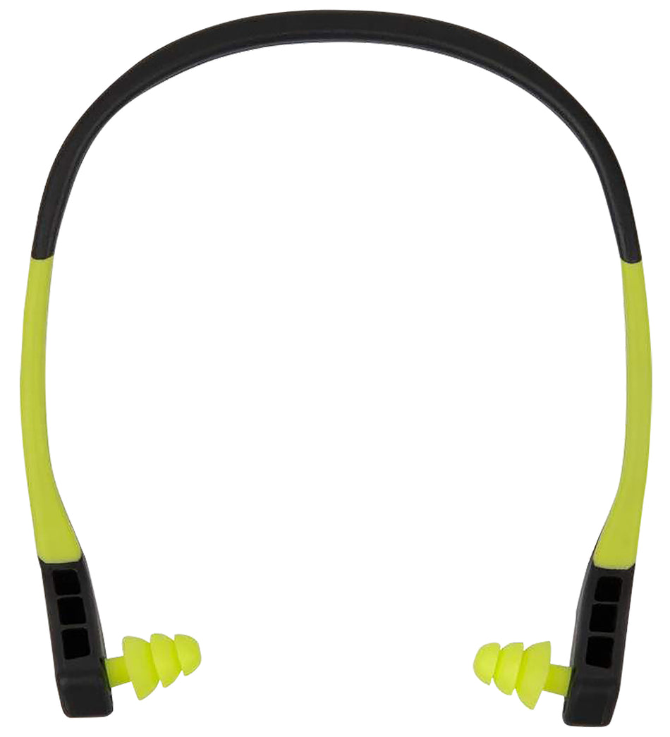 Allen 4102 Ultrax Wave Banded Ear Plugs Lightweight Gray/Yellow 22 dB NRR