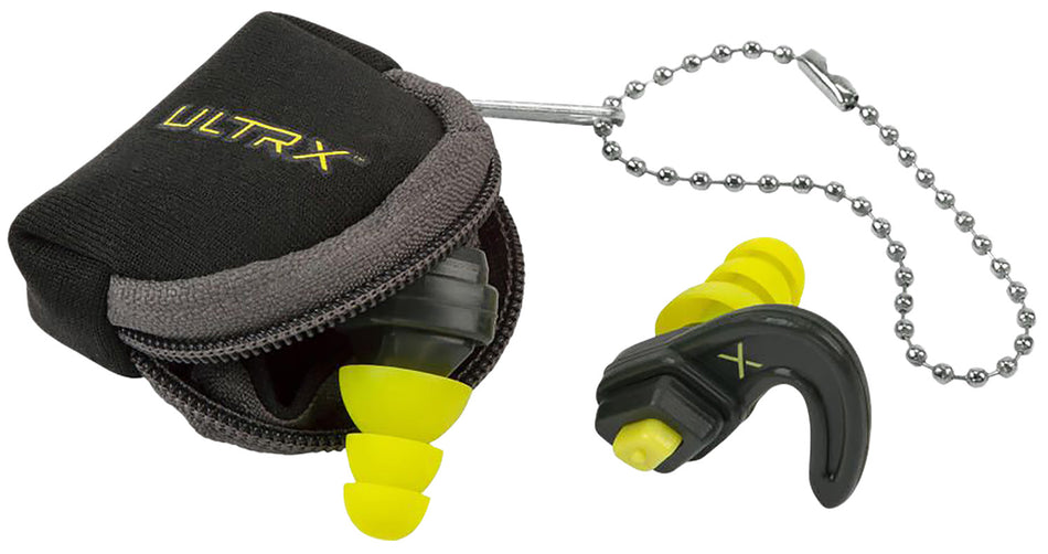 Allen 4103 Ultrax Shift Dual-Level Ear Plugs Gray/Yellow 12-25 dB NRR