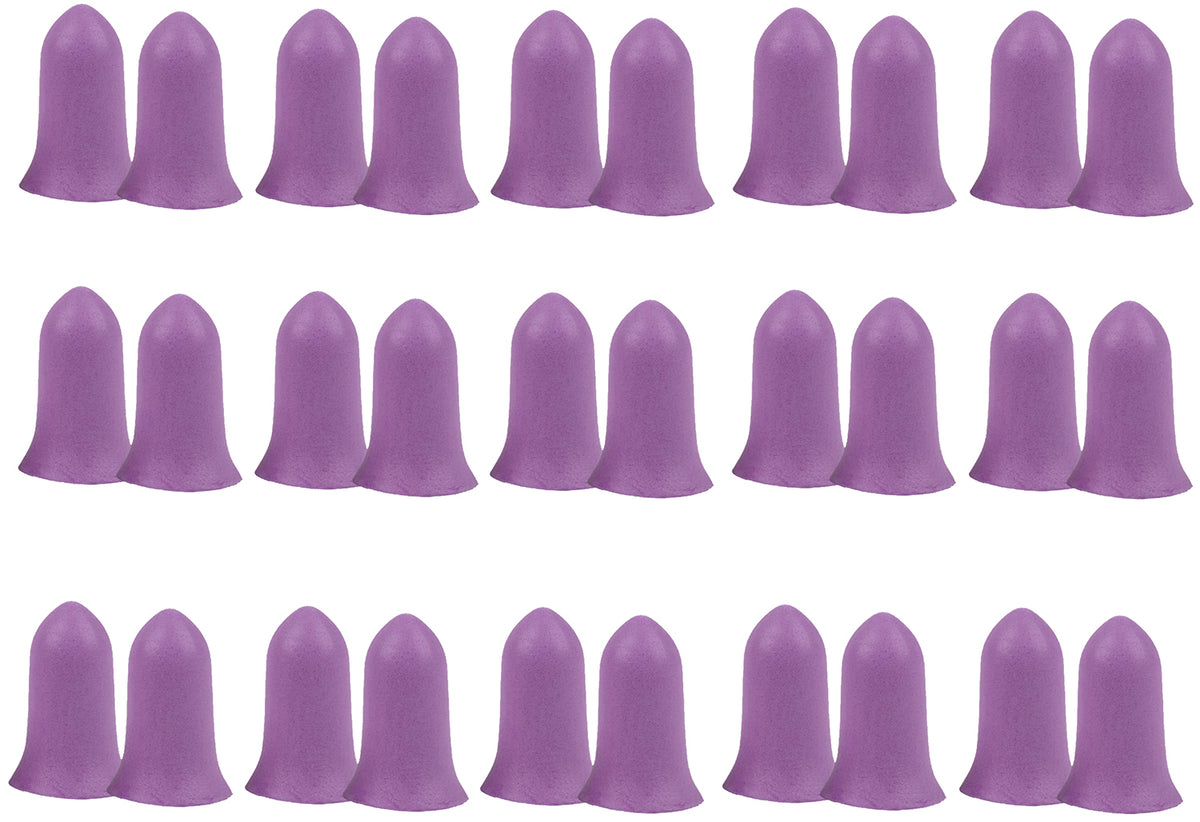 Allen 4134 Ultrax Small Tapered Foam Ear Plugs Purple 32 dB 15-Pair Pack