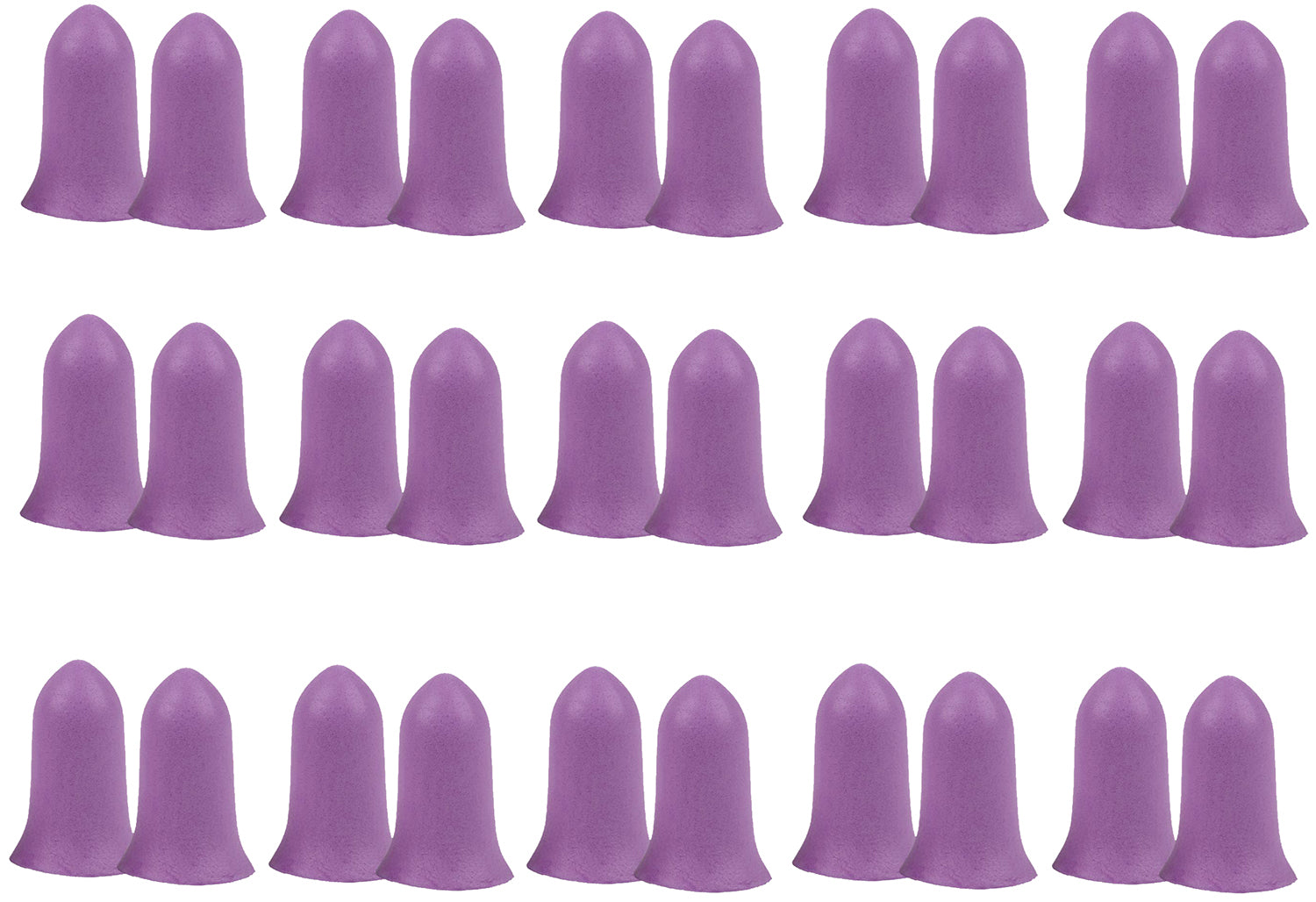 Allen 4134 Ultrax Small Tapered Foam Ear Plugs Purple 32 dB 15-Pair Pack
