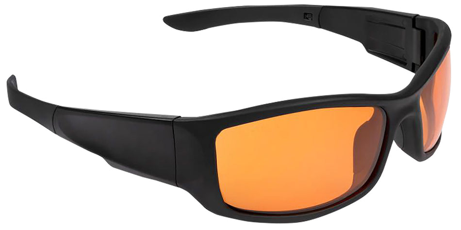 Allen 4138 Sync Anti-Fog Safety Glasses Amber Tinted Lens Black Frame