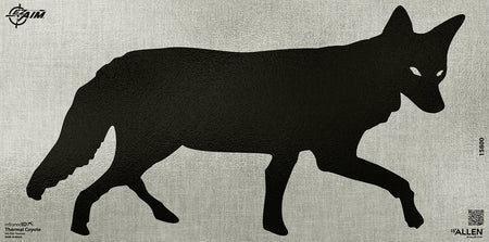EZ-Aim Thermal ID Paper Adhesive Target, 24"x12", Black/Gray, Coyote Series
