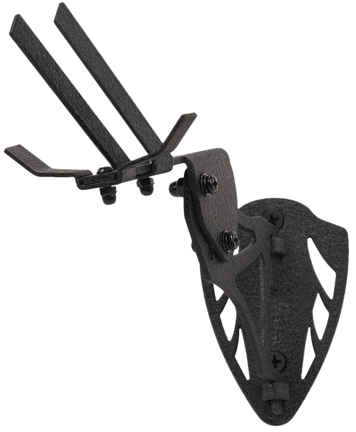 Allen EZ Mount Trophy Skull Hanger 7254 Black Steel Dual Prong Adjustable Arm Wall Mount