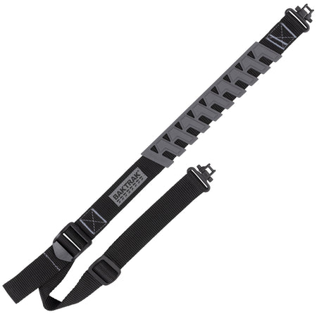 Allen 8536 Trak Black Gray Non-Slip Traction Web Rifle Sling with Swivels