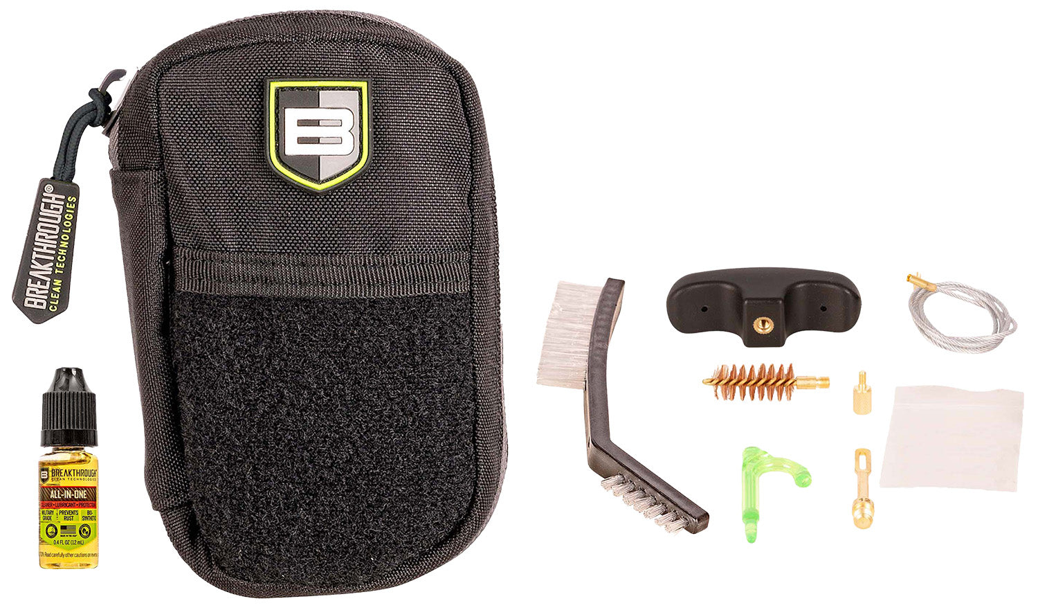 Breakthrough Clean BT-COP-12 12 Gauge Badge Series Pull-Through Gun Cleaning Kit