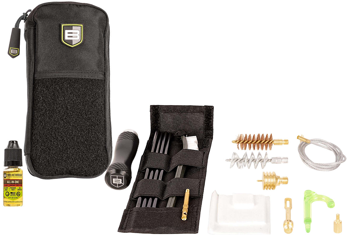 Breakthrough Clean BT-MPK-12 12 Gauge Badge Series Combo Rod & Pull-Through Cleaning Kit