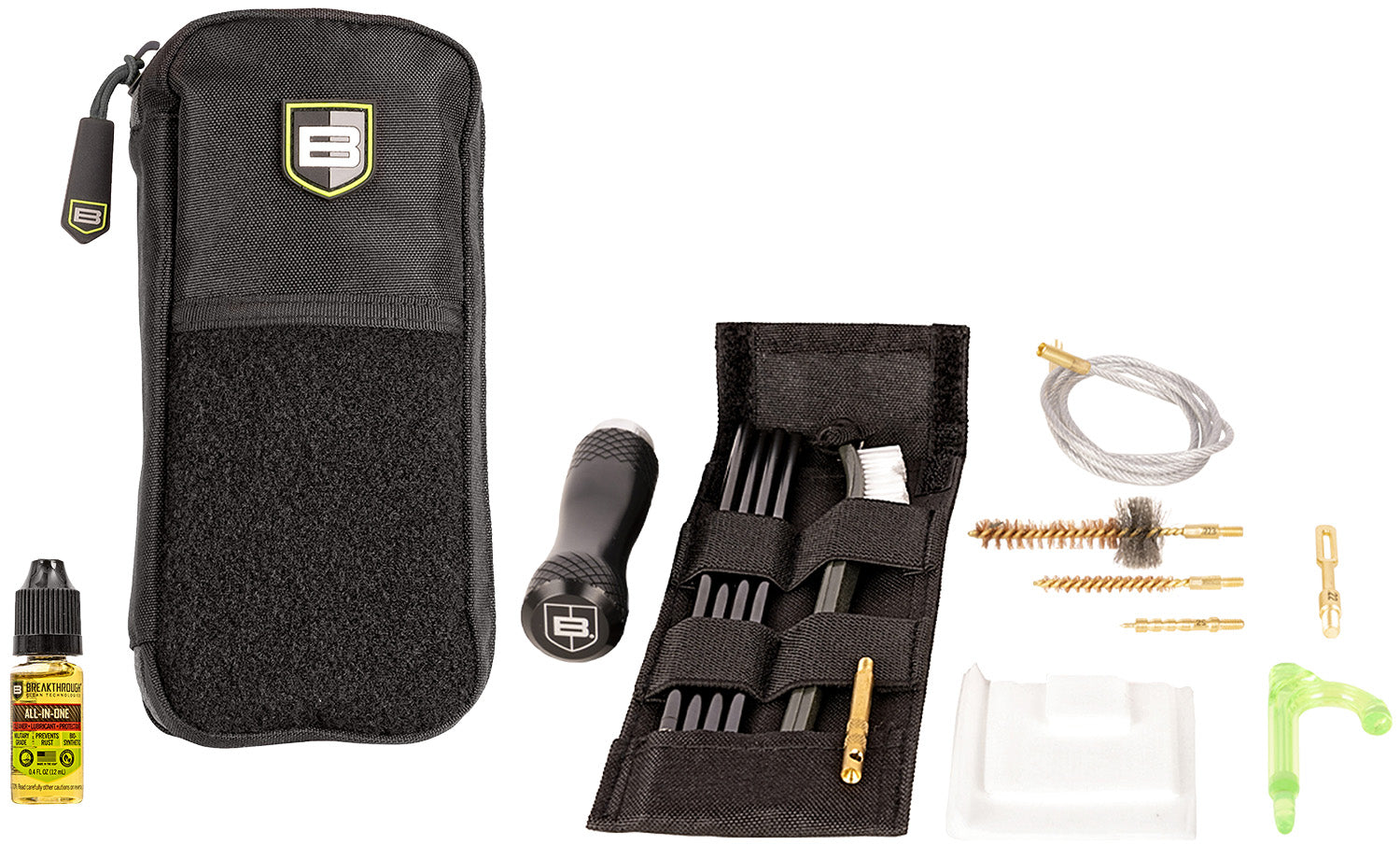 Breakthrough Clean BT-MPK-264 6.5mm Badge Series Combo Rod & Pull-Through Cleaning Kit