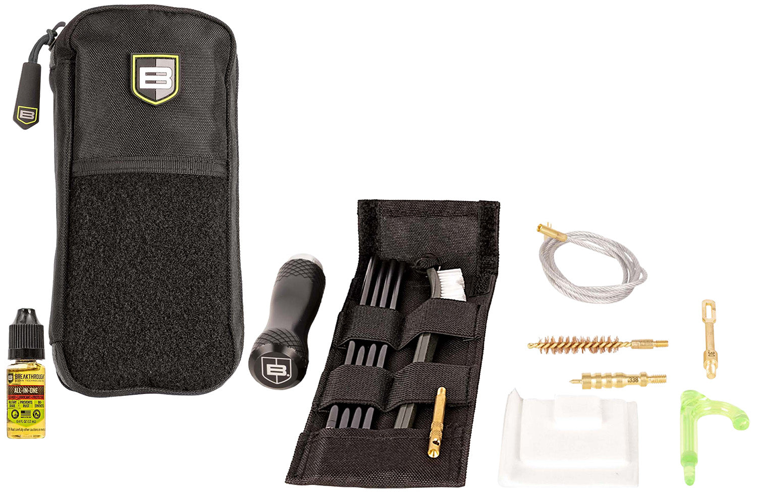 Breakthrough Clean BT-MPK-338 .338 Cal Badge Series Combo Rod & Pull-Through Cleaning Kit