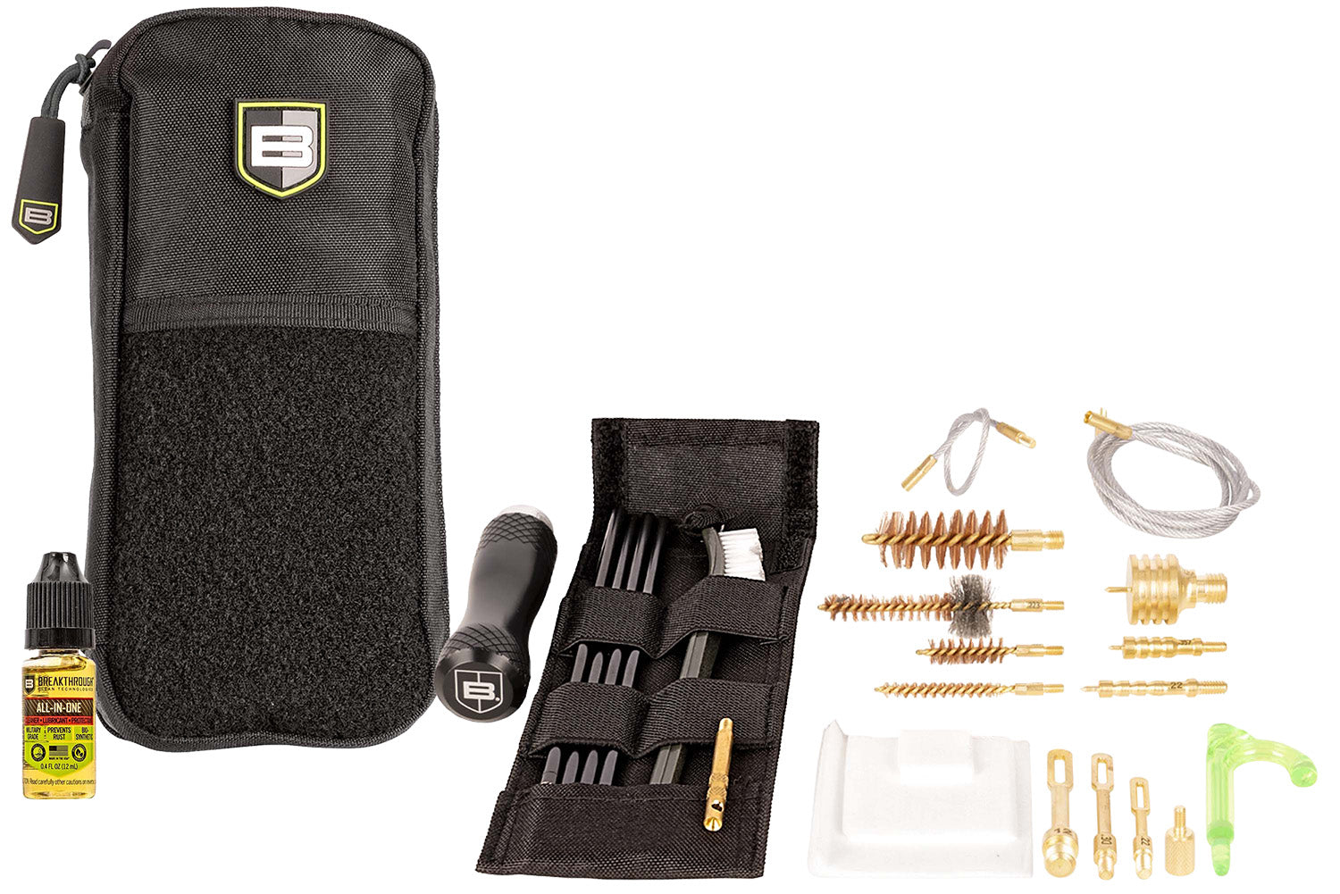 Breakthrough Clean BT-MPK-3G 3-Gun Badge Series Combo Rod & Pull-Through Cleaning Kit