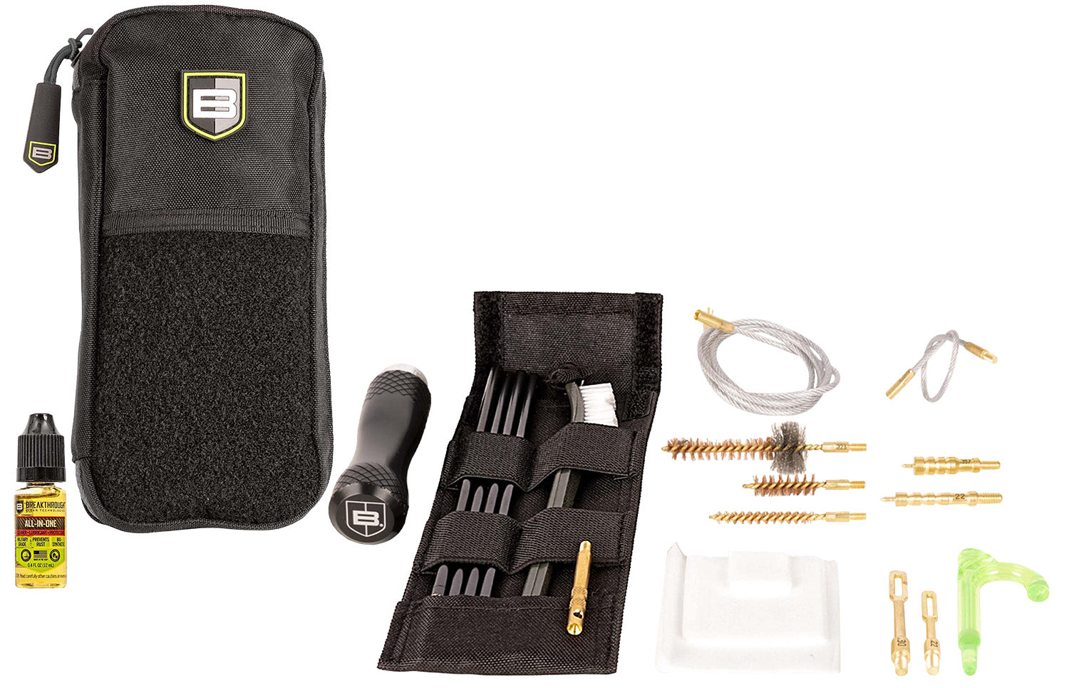 Breakthrough Clean Badge Rod/Pull-Through Firearm Cleaning Kit 5.56mm/9mm