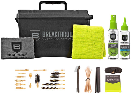 Breakthrough Clean Universal Ammo Can Cleaning Kit with Silicone Cloth and Accessories