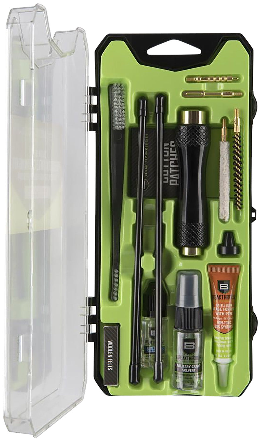 Breakthrough Clean Vision Series Rifle Cleaning Kit for .243/6mm with Brushes and Patches