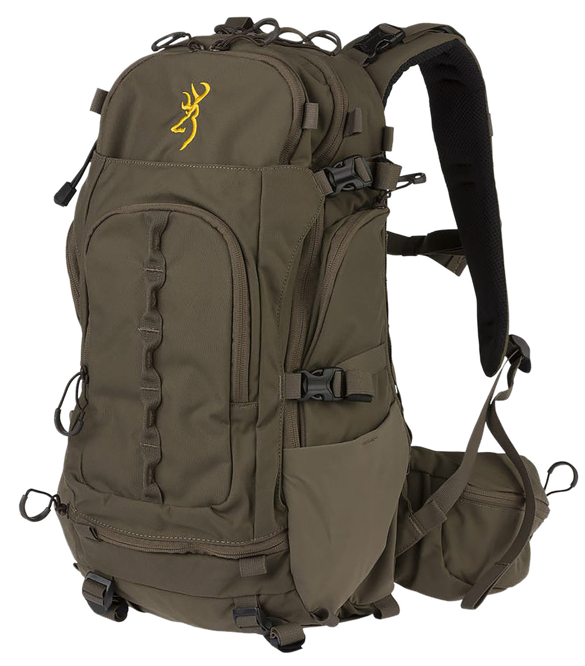 Browning Whitetail 1900 Three-Compartment Day Pack Brown Nylon