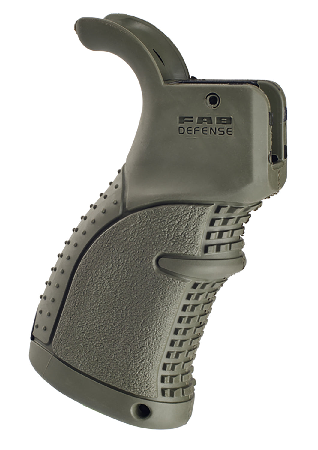 FAB Defense FXAGR43G AG-43 AR-15 M16 Rubberized Grip Olive Drab Multi-Texture Overmold