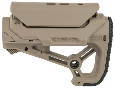 FAB Defense CQB Optimized GL-CORE S CP Buttstock with Cheek Rest, FDE