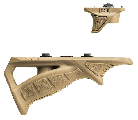 FAB Defense FXPTKMCT PTK-M Flat Dark Earth Rubberized M-LOK Pointing Foregrip & Thumb Lock Combo