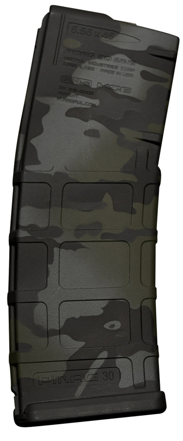 Weapon Works 228041 AR/M4 PMAG GEN M2 MOE 30rd 5.56x45mm MultiCam Black Polymer Rifle Magazine