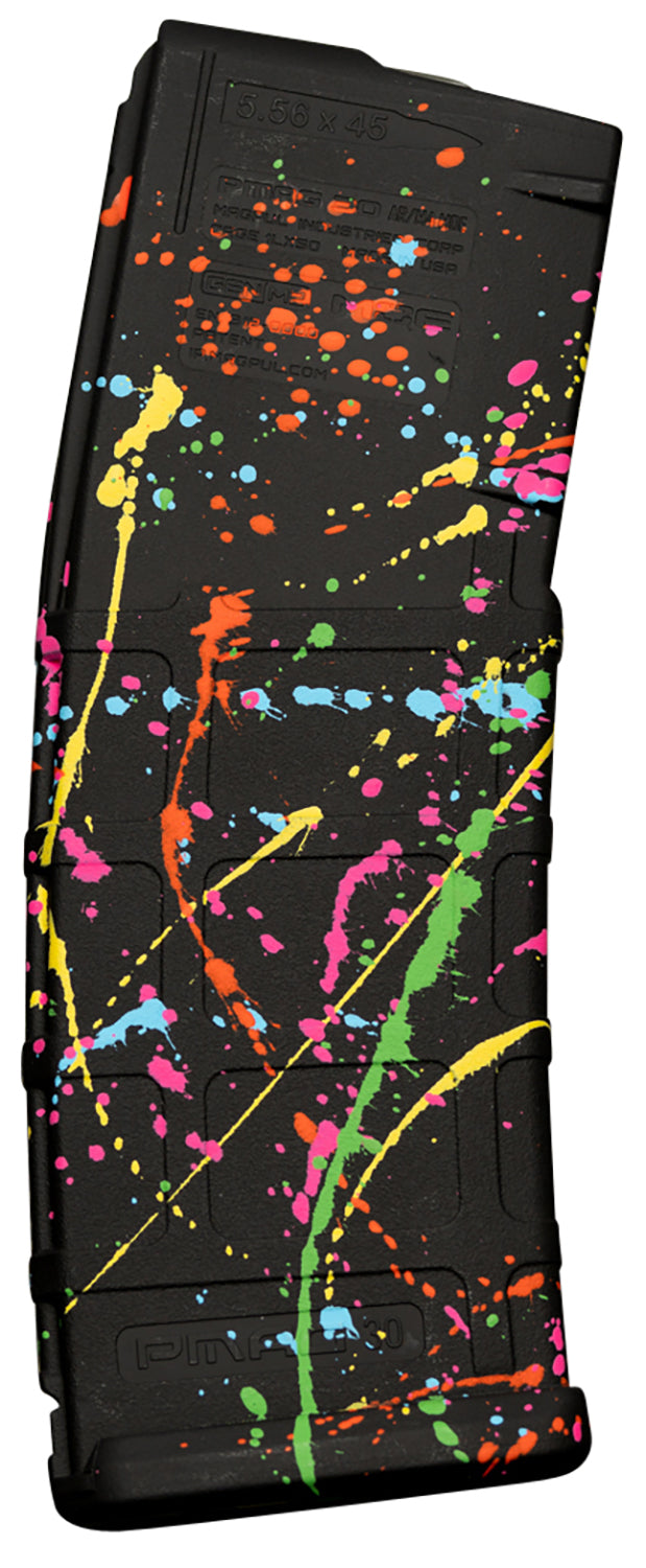 Weapon Works 228049 Splatter Polymer PMAG GEN M2 MOE 30 Round 5.56x45mm AR-15 Magazine
