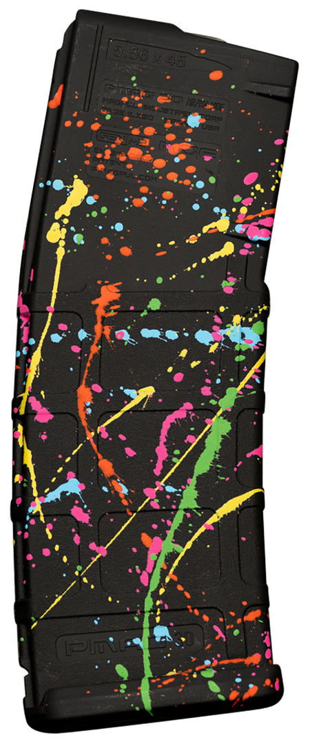 Weapon Works 228049 Splatter Polymer PMAG GEN M2 MOE 30 Round 5.56x45mm AR-15 Magazine