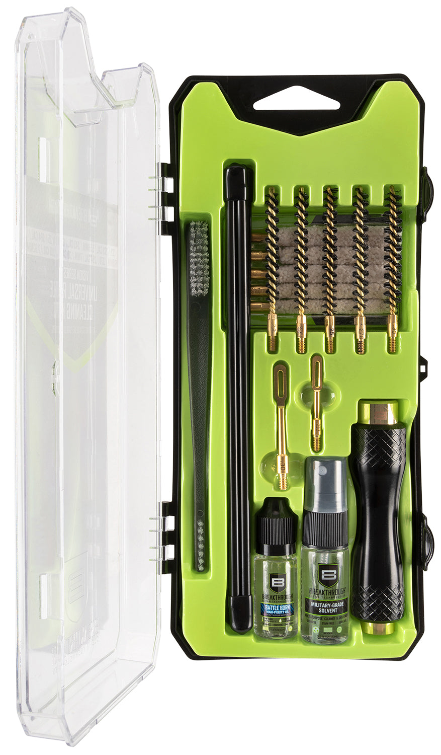 Breakthrough Clean Vision Series Rifle Cleaning Kit with Aluminum Handle and Patches