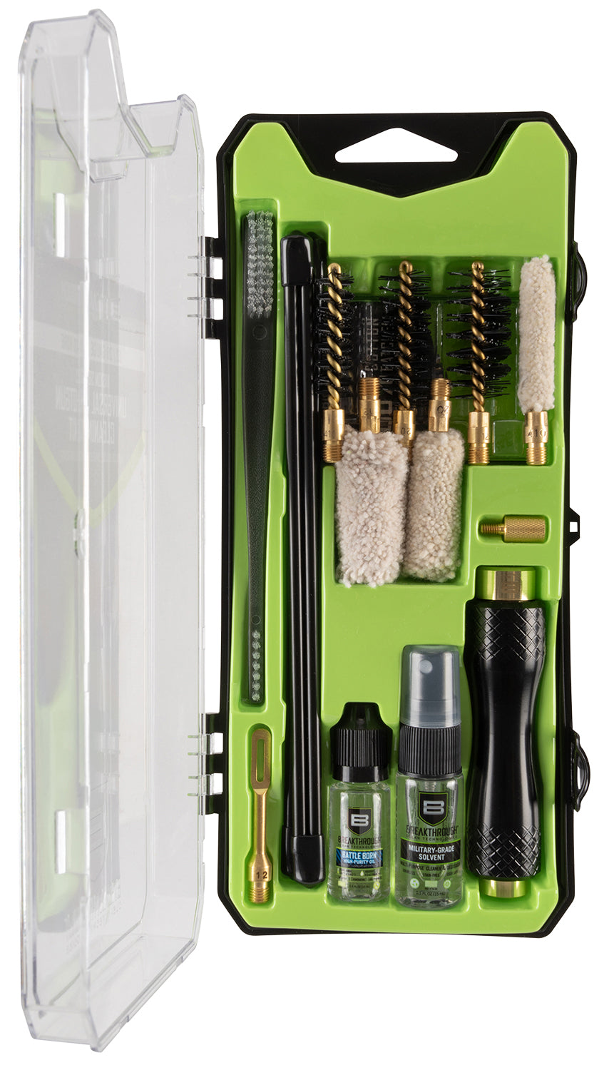 Breakthrough Clean Vision Series Shotgun Cleaning Kit with Aluminum Handle and Patches