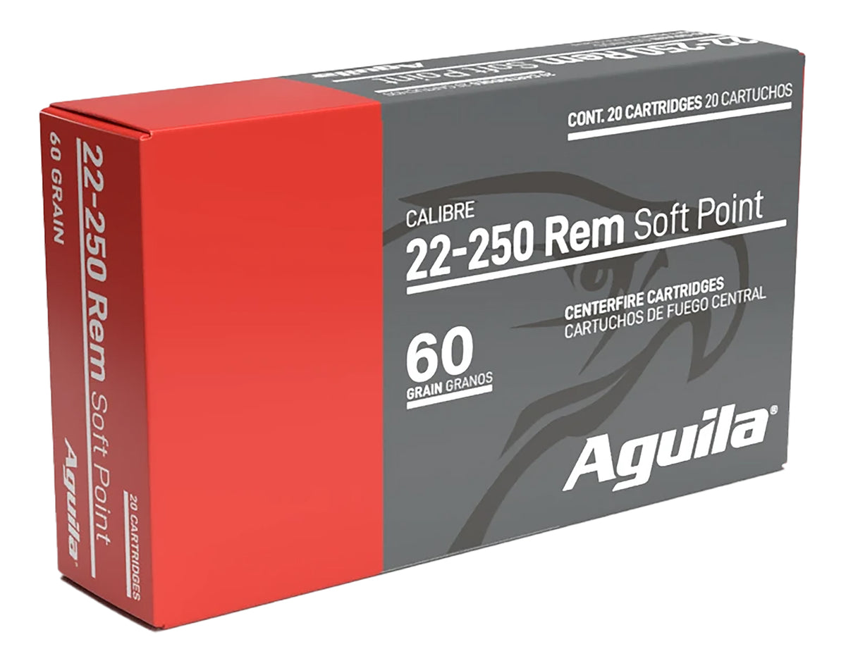 Aguila InterLock  60 Grain .22-250 Remington 3240 fps