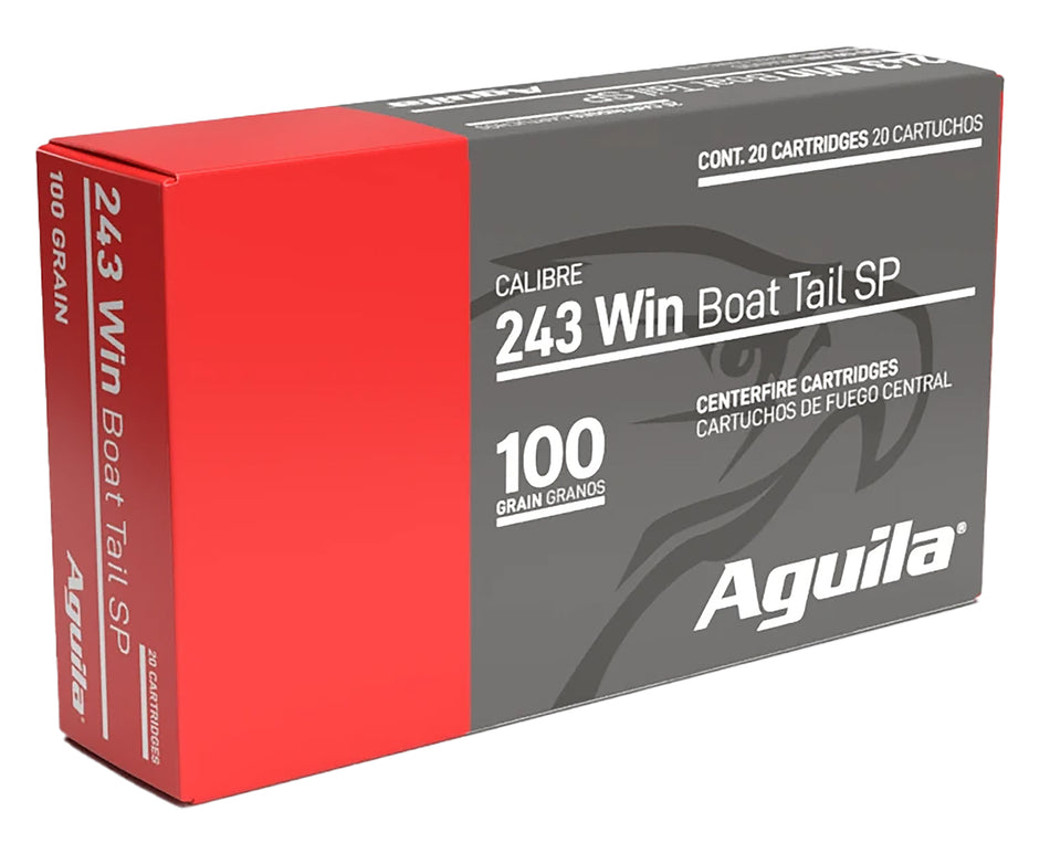Aguila InterLock  100 Grain .243 Winchester 2960 fps