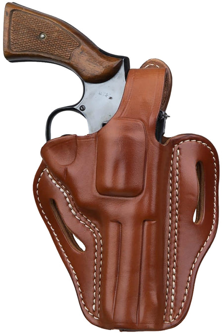 1791 Gunleather Classic Brown Leather RVHX-2 OWB Thumbbreak Holster K/L-Frame Up to 4" Barrel Right Hand