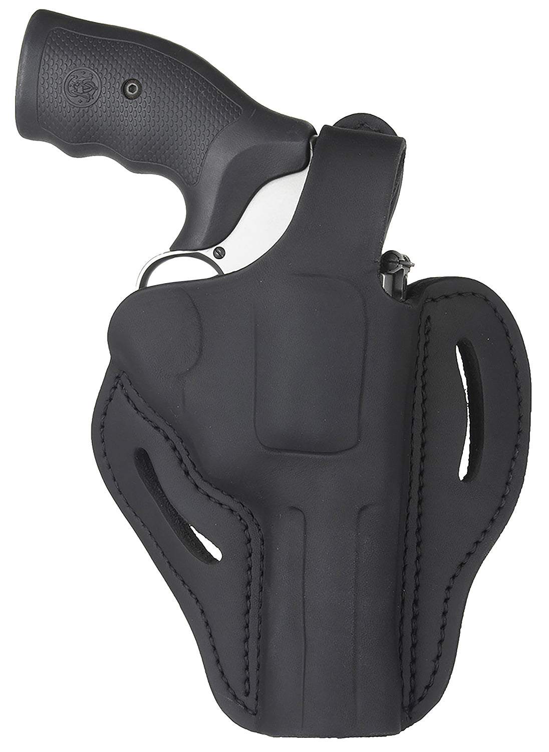 1791 Gunleather Stealth Black Leather RVHX-2 OWB Thumbbreak Holster K/L-Frame Up to 4" Barrel Right Hand