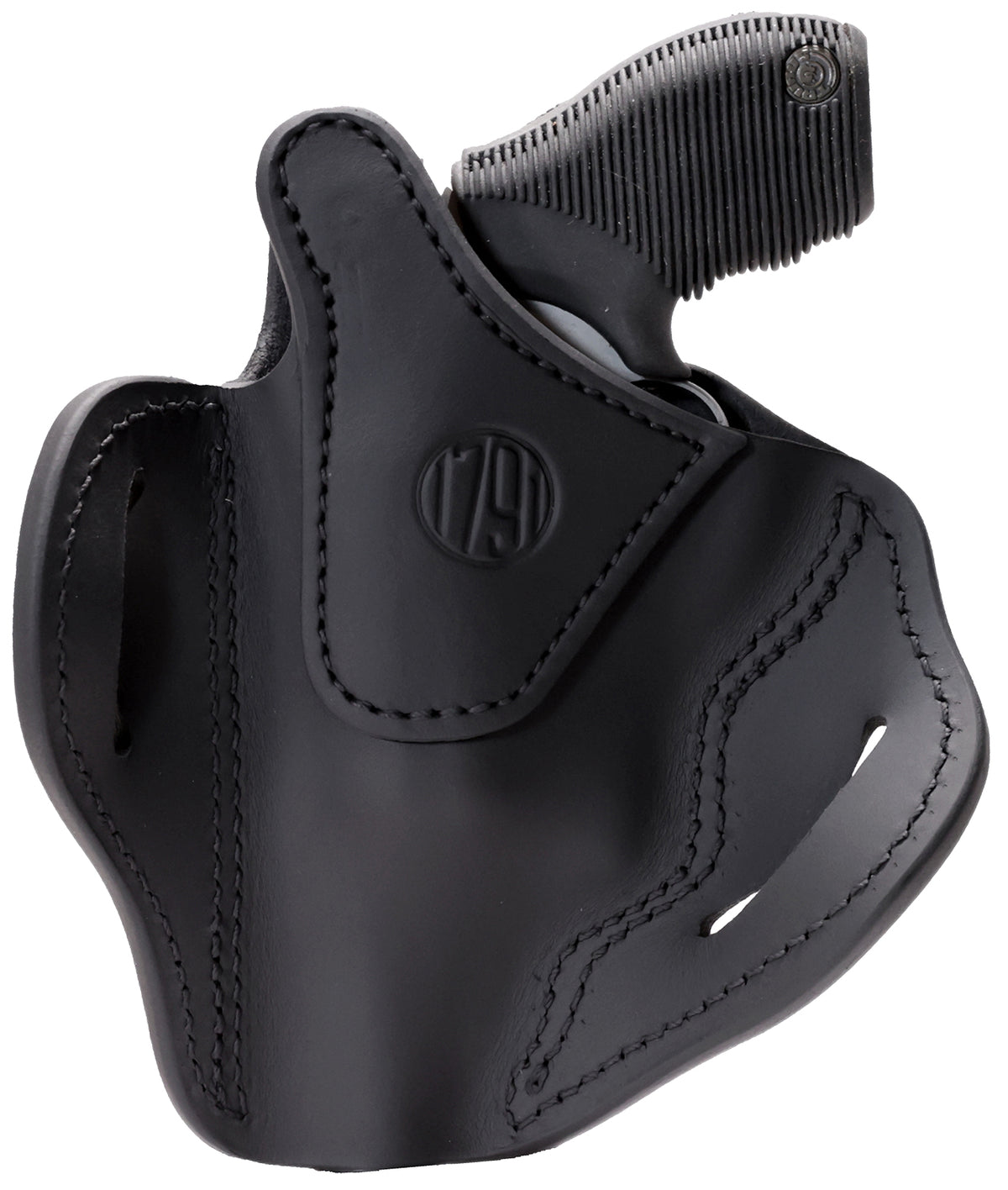 1791 Gunleather RVHX-3 Size 03 OWB Belt Slide Thumbbreak Holster Stealth Black Leather Z-Frame Revolver Right Hand