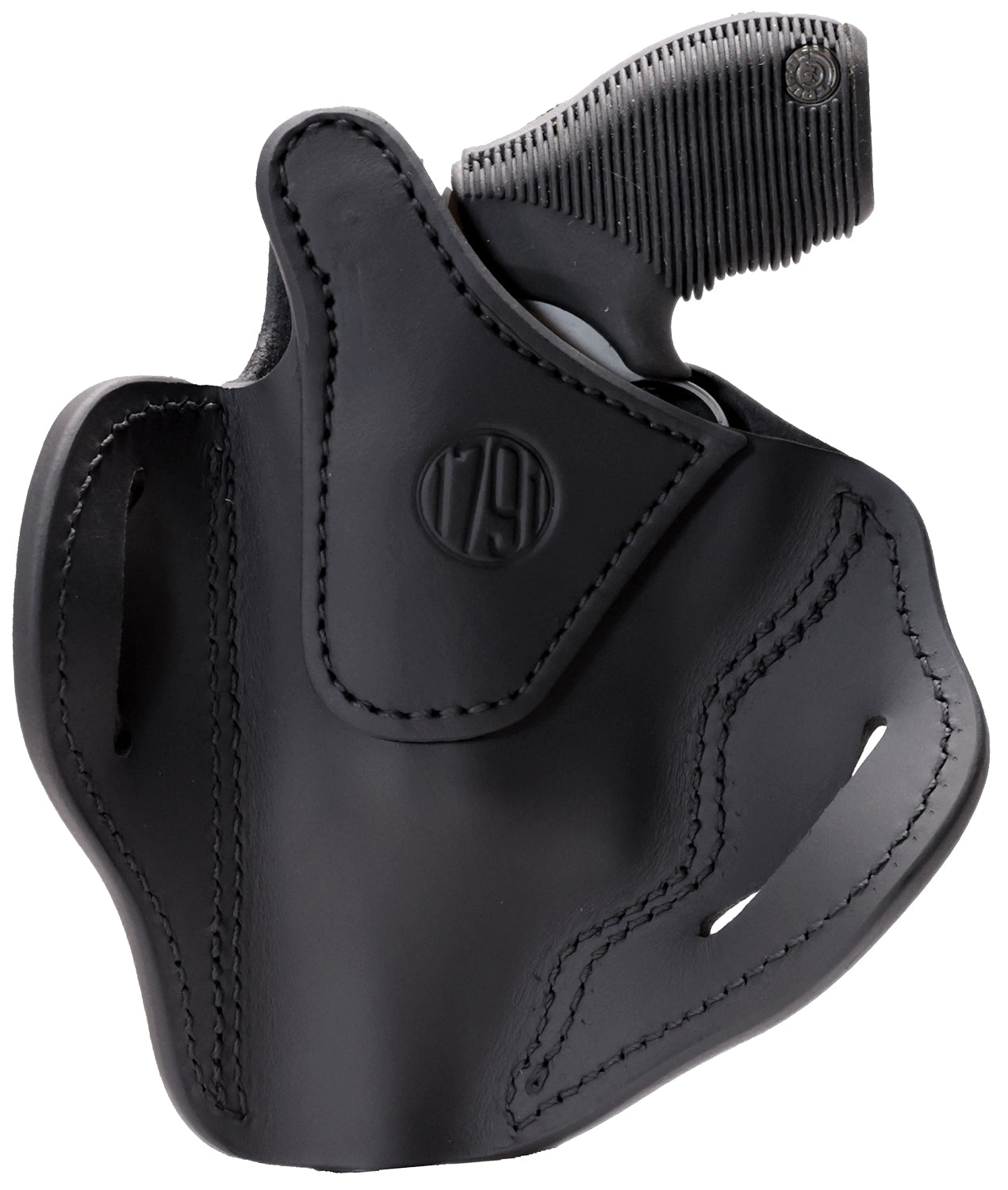 1791 Gunleather RVHX-3 Size 03 OWB Belt Slide Thumbbreak Holster Stealth Black Leather Z-Frame Revolver Right Hand