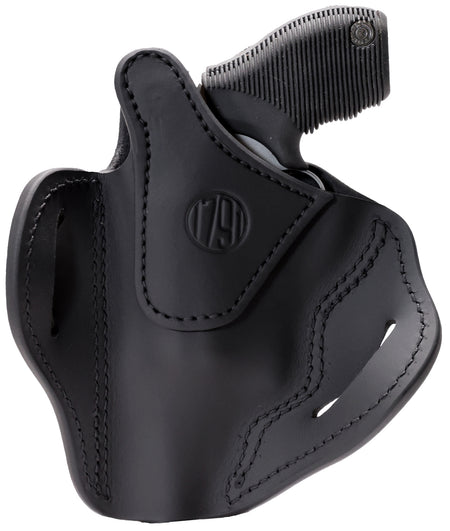 1791 Gunleather RVHX-3 Size 03 OWB Belt Slide Thumbbreak Holster Stealth Black Leather Z-Frame Revolver Right Hand