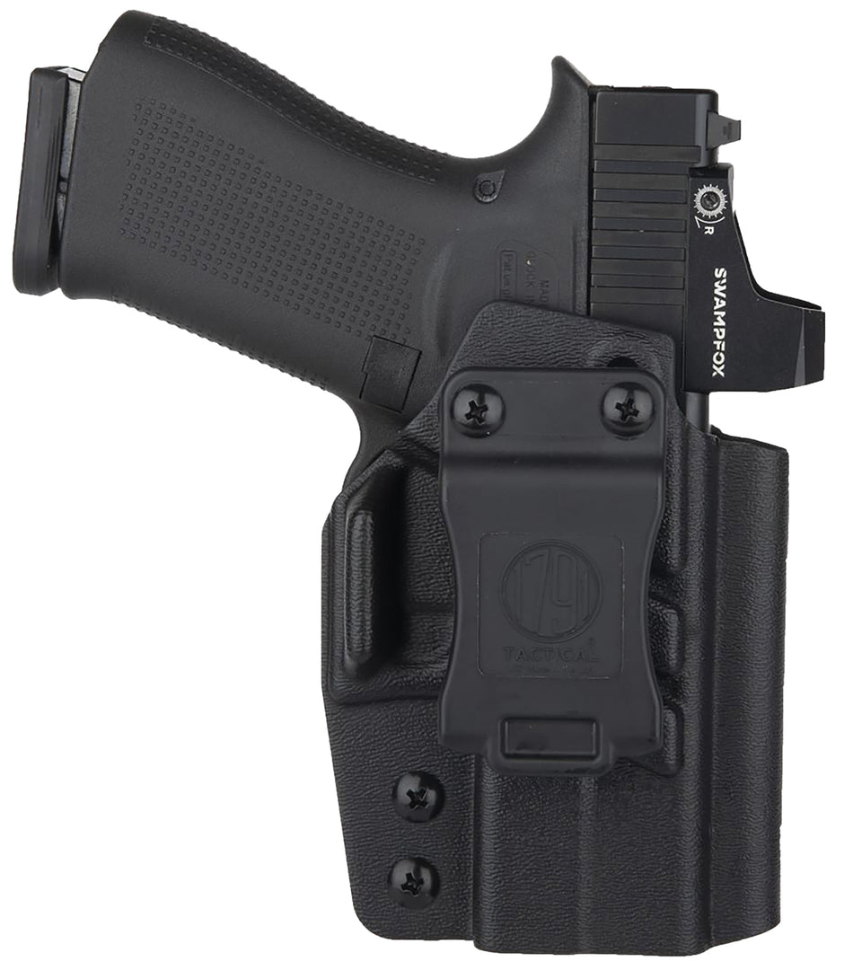 1791 Gunleather Glock 43X MOS Tactical IWB Black Kydex Holster Right Hand Belt Clip Concealed Carry