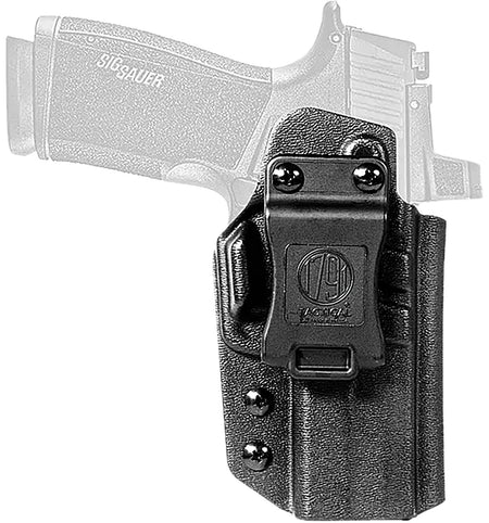 1791 Gunleather SIG P365-X MACRO Tactical IWB Black Kydex Holster Right Hand Belt Clip Concealed Carry