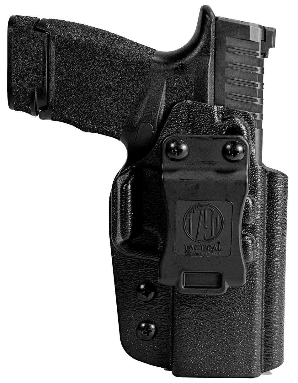 1791 Gunleather Springfield Hellcat Pro Tactical IWB Black Kydex Holster Right Hand Belt Clip Concealed Carry