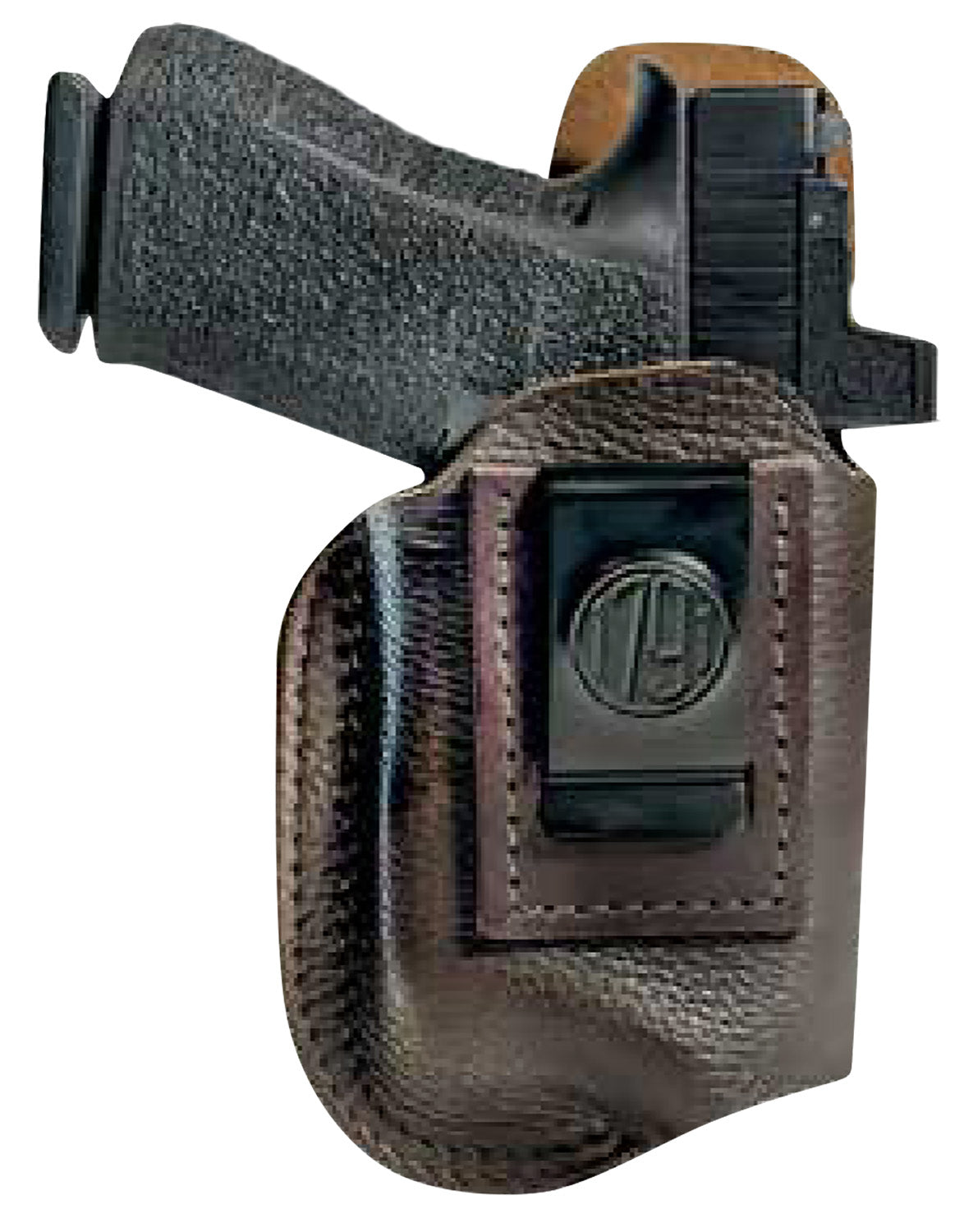1791 Gunleather Fair Chase Deer Hide IWB Brown Leather Holster Size 05 Optic Ready Light Bearing