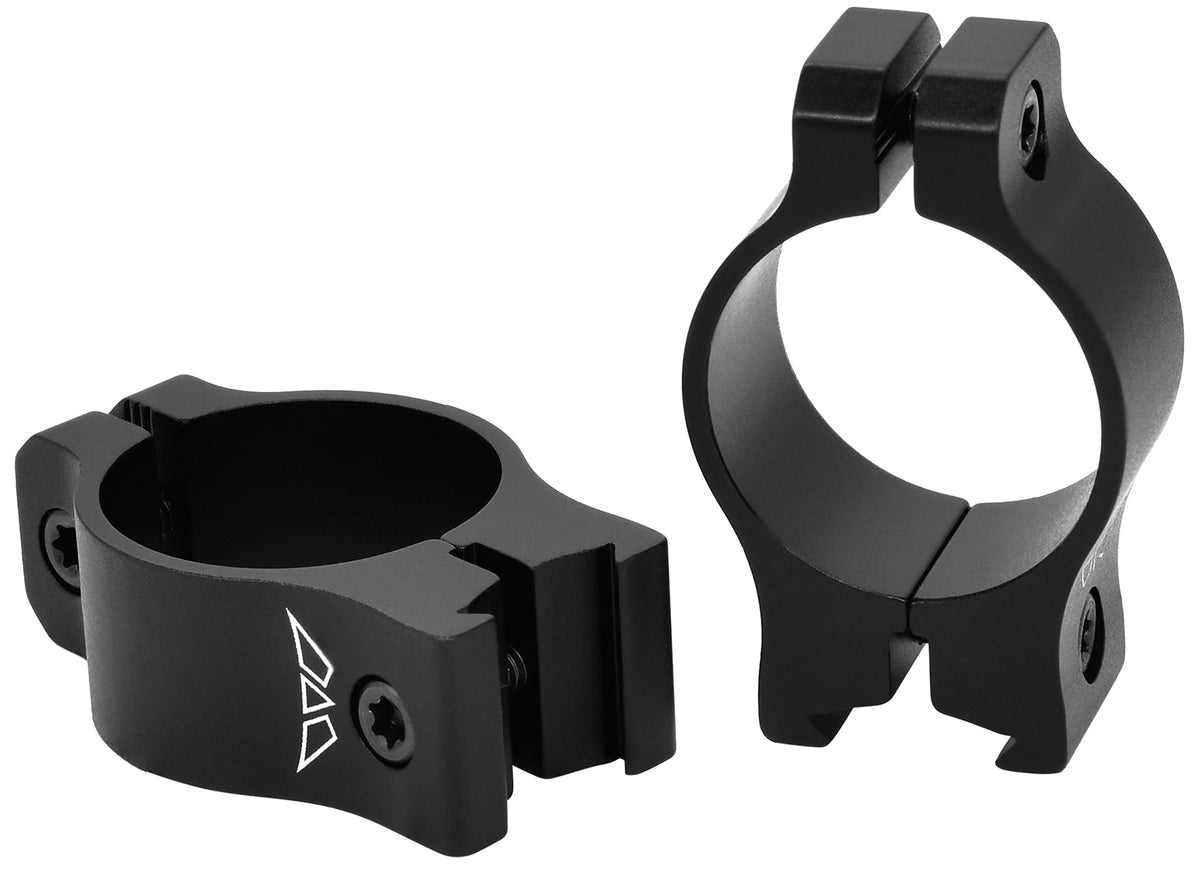 Warne V420M 1" Low Vapor Aluminum Rimfire Rings Matte Black 3/8" Dovetail