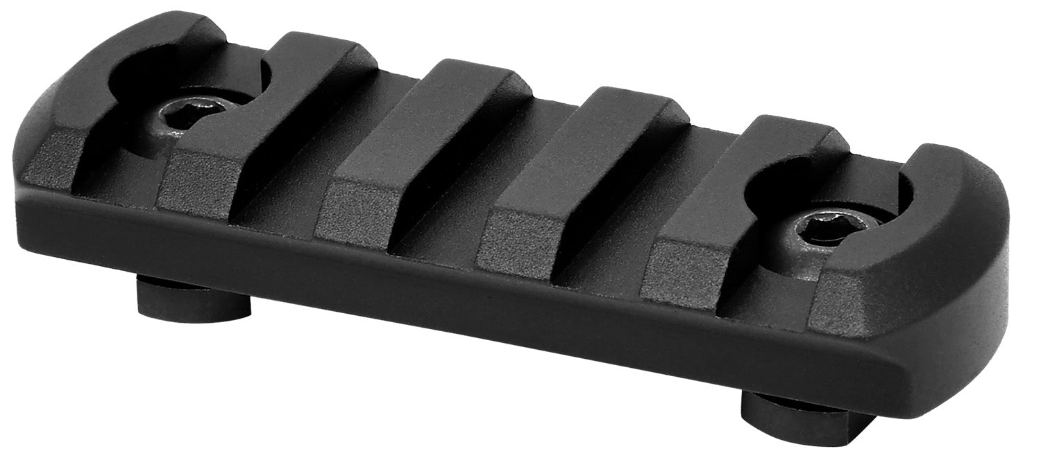 M-LOK 5 Slot Picatinny Rail Warne 6202M Black Anodized