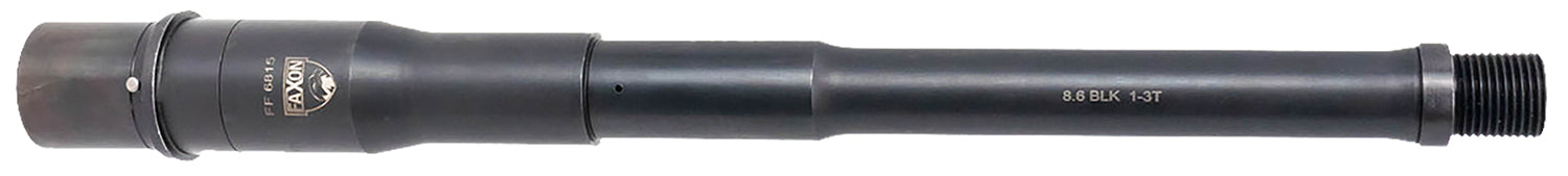 Faxon Firearms A0A863P12NGQ 8.6 Blackout 12" Big Gunner Duty Black Oxide Barrel for AR10